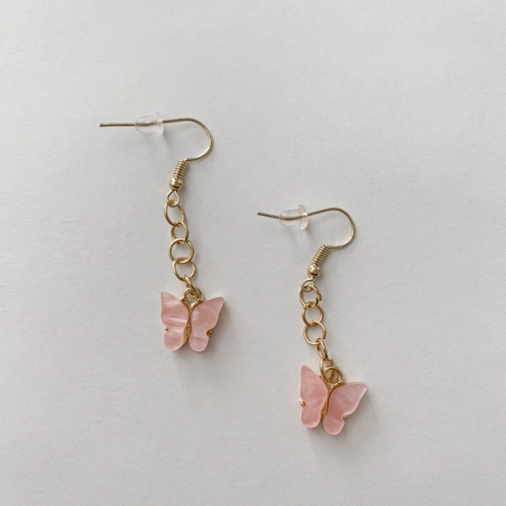 Handmade butterfly earrings
